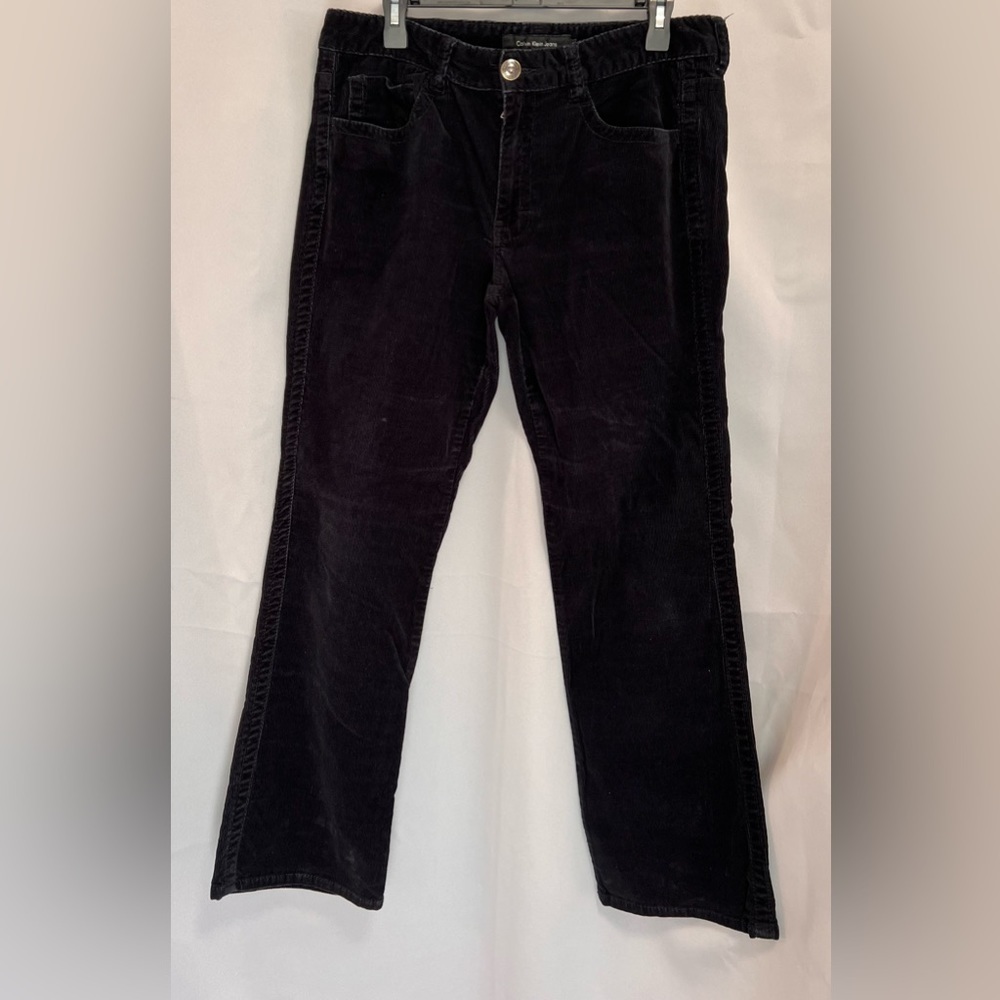 Calvin‎ Klein jeans Women’s  corduroy pants size 12 black stretch